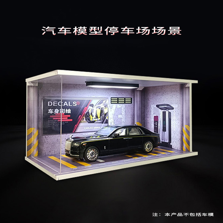 Model Kit Display Case - Estojo de Exibição para Carros Diecast