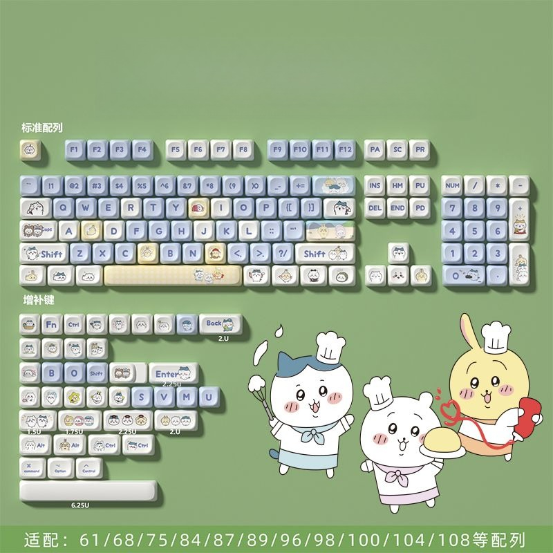Model Kit Destroyer - Kit Completo de Teclas Kawaii Cute