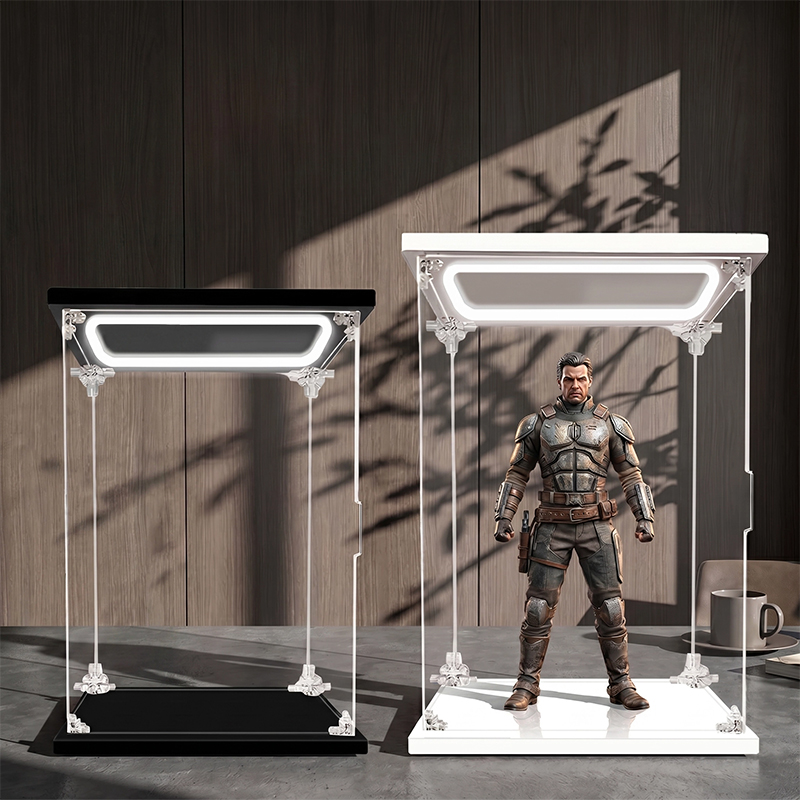 Model Kit Display Case - Caixa de Exibição de Acrílico Transparente