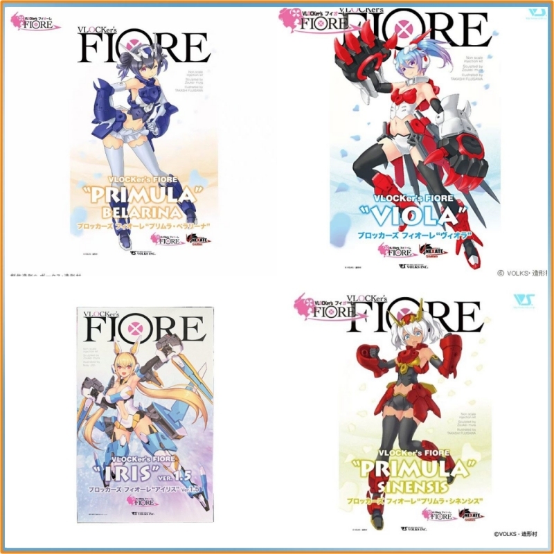 Model Kit Mecha Girl - 2026 Genuíno Vlocker'S Fiore Syrinx Primula