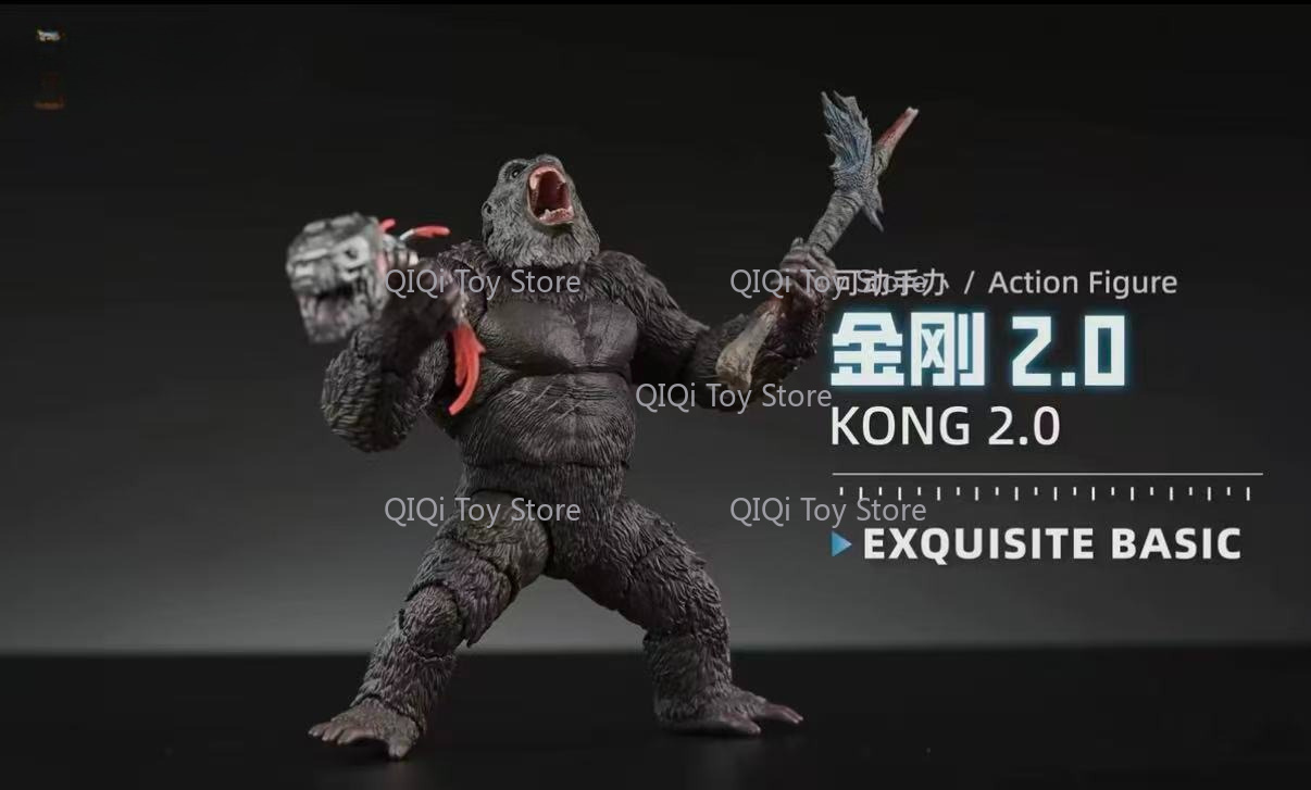 Model Kit Godzilla - Spot HIYA King Kong 2.0 Versão