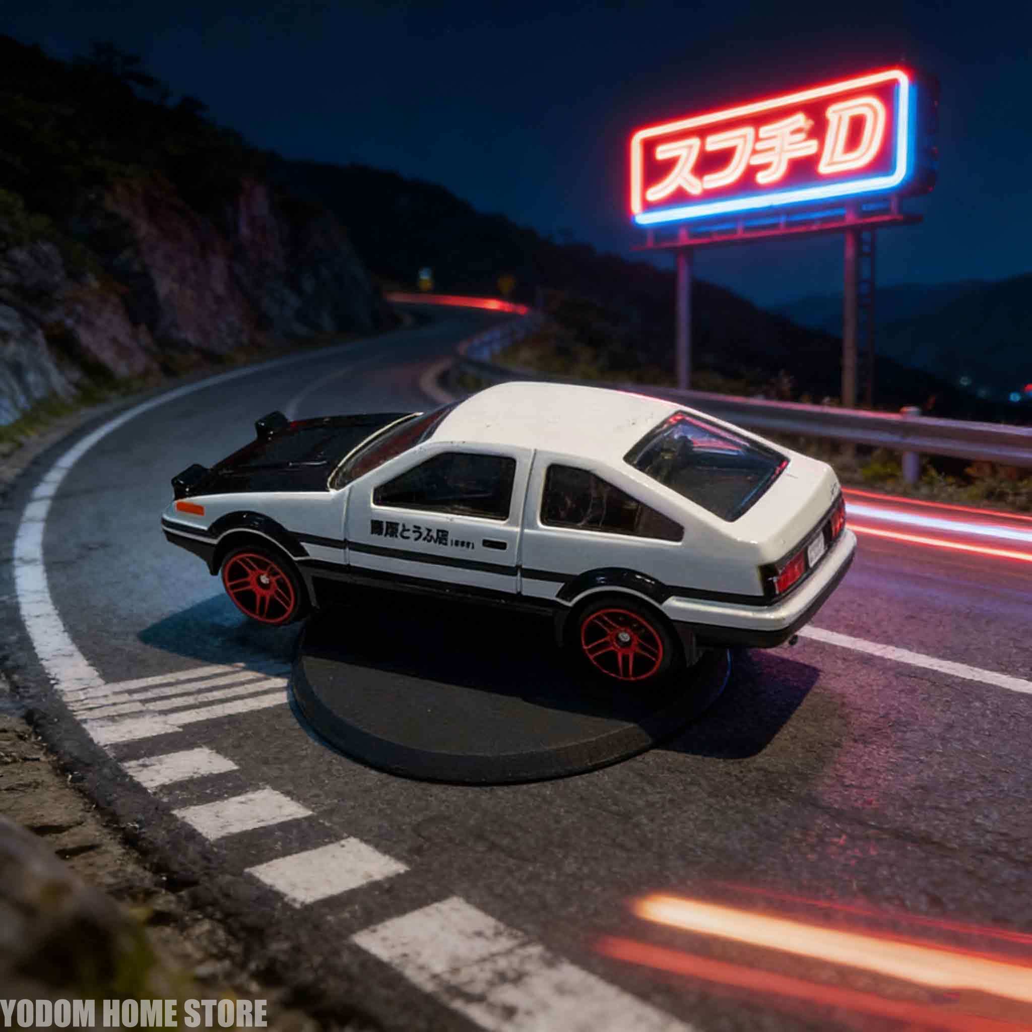 Model Kit Initial D - Miniatura de Carro Initial D AE86