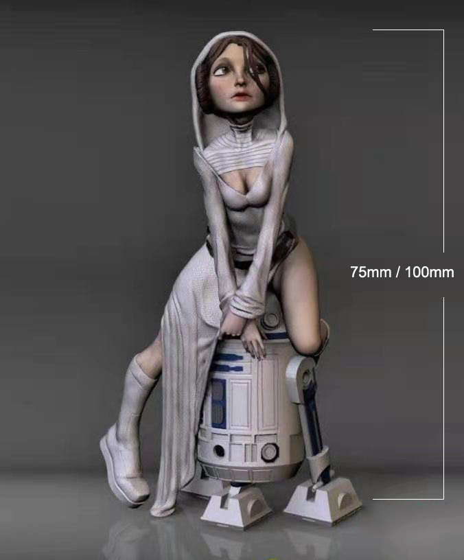 Model Kit Mecha Girl - 1/24 75mm 1/18 100mm kits de