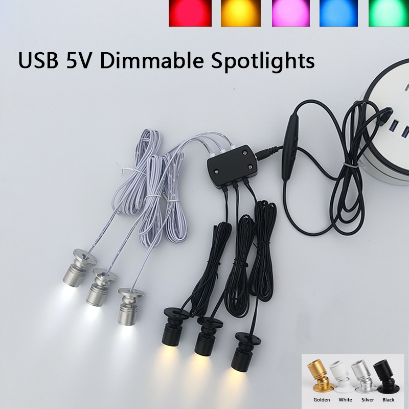 Model Kit Display Case - Led usb 5v regulável luzes do