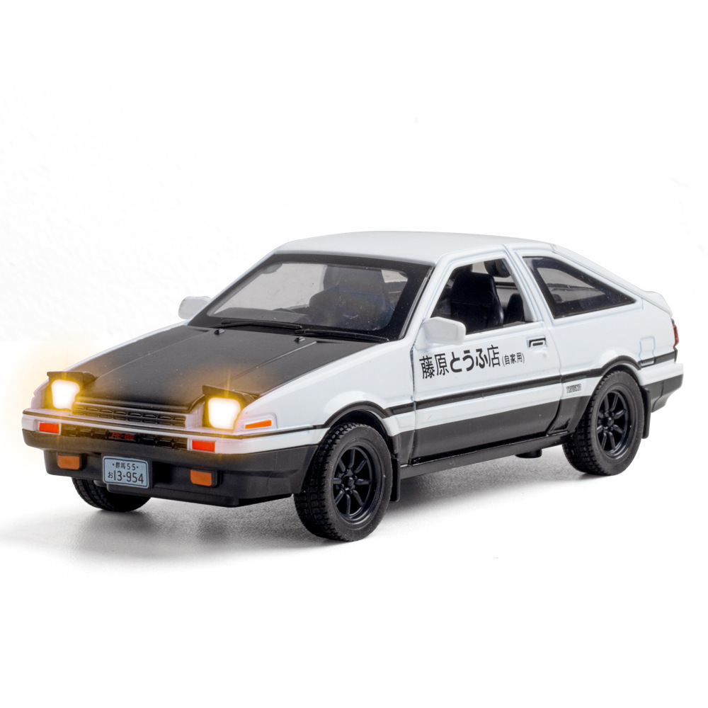 Model Kit Initial D - Modelo de Carro em Liga Metálica