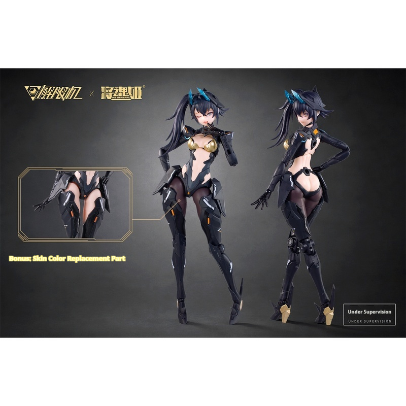 Model Kit Mecha Girl - Kit de modelo de figura de