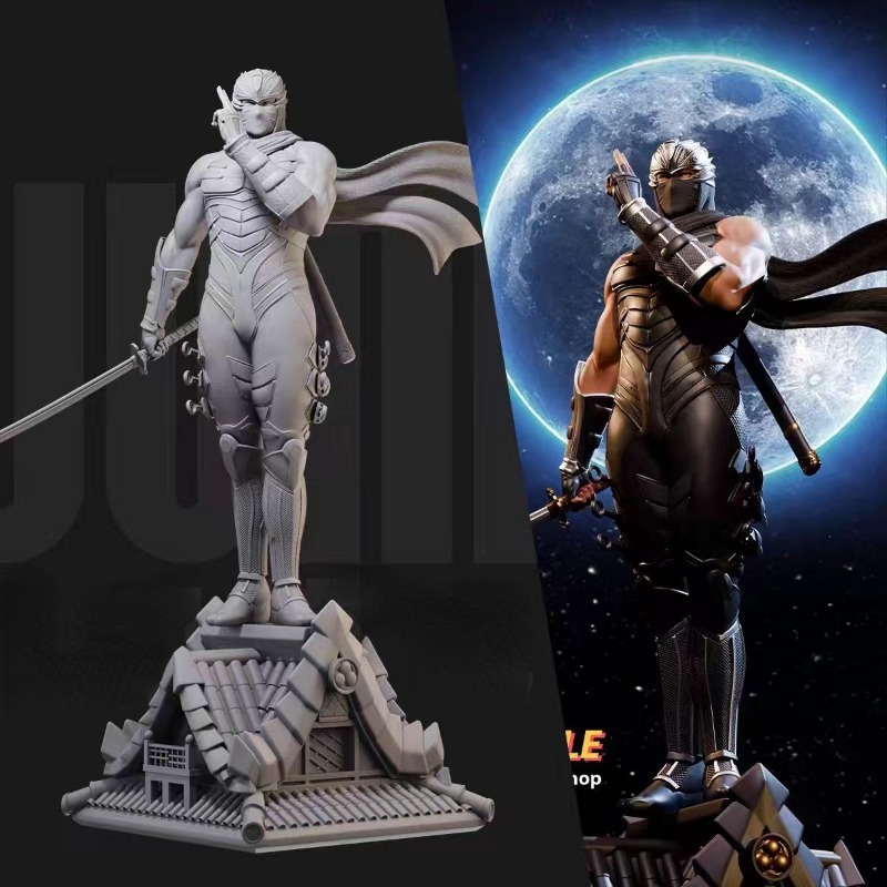 Miniature Black Robe Ninja Ryu - Model Kit Galahad avaliação e preço