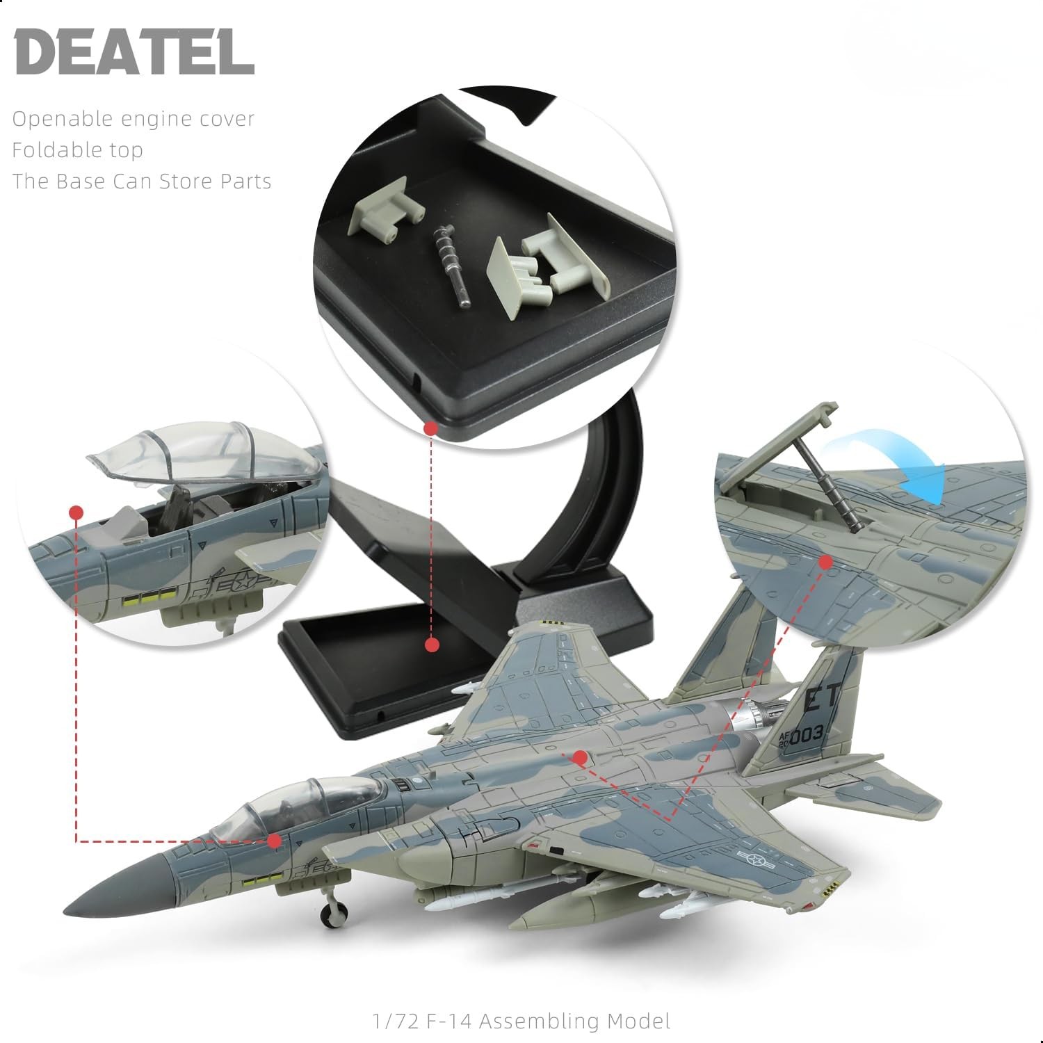 1/72 F-15EX Eagle II Caça Aére - Model Kit Airplane avaliação e preço