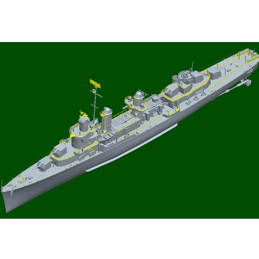 Fletcher DD-445 USS Destroyer  - Model Kit Destroyer avaliação e preço