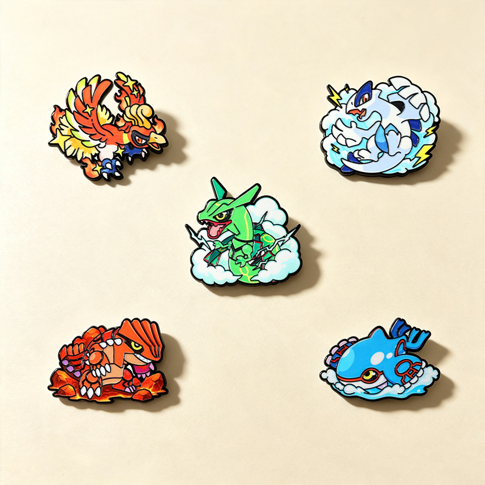 5 Peças de Pins de Esmalte Len - Model Kit Lugia avaliação e preço