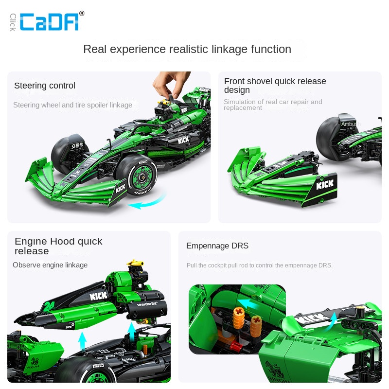 Conjunto de Blocos de Montar d - Model Kit Formula 1 avaliação e preço