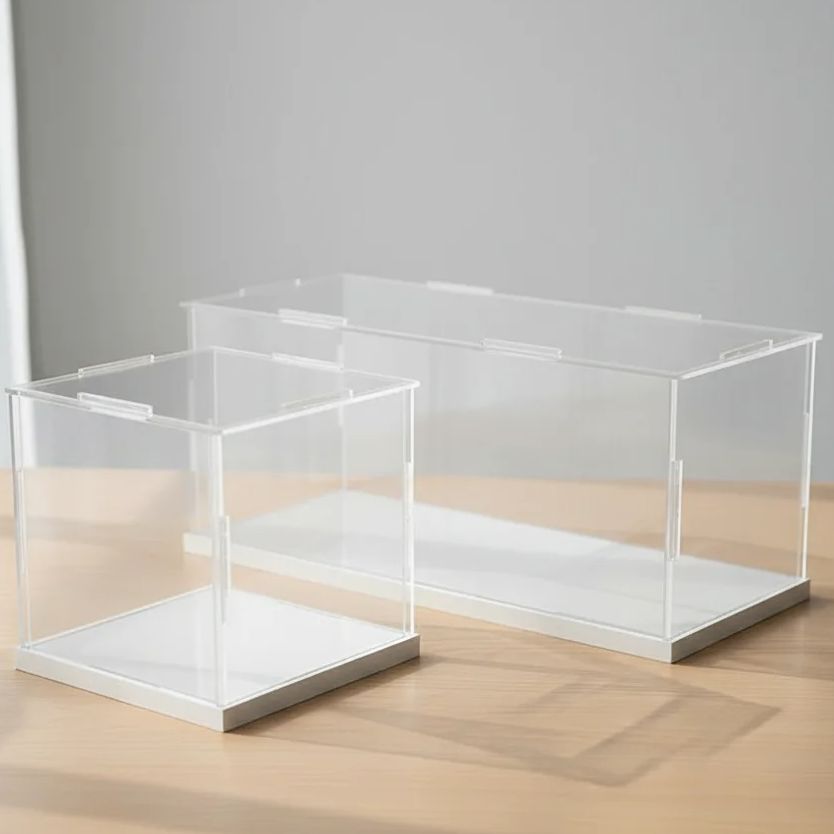 Caixa de acrílico com base bra - Model Kit Display Case avaliação e preço