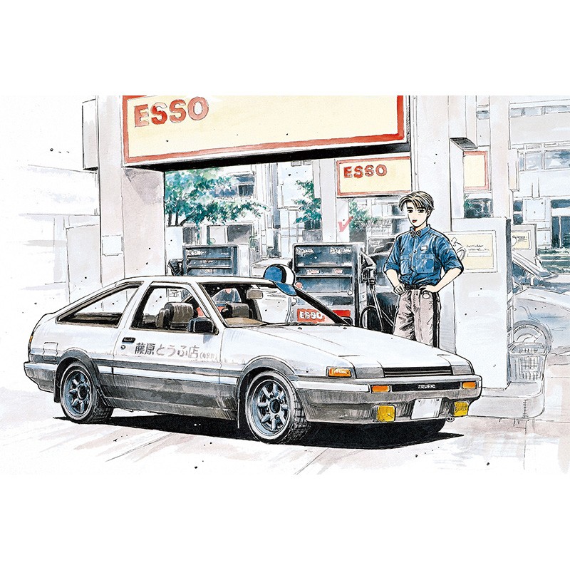 Modelo de montagem pré-fabrica - Model Kit Initial D avaliação e preço
