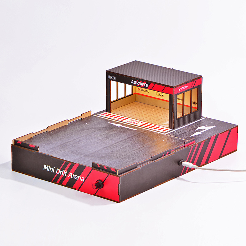 Diorama de Pista de Drift DIY  - Model Kit Car avaliação e preço