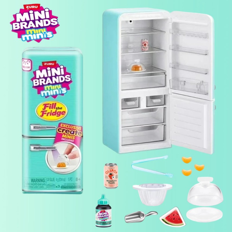 ZURU Mini Brands Mini Geladeir - Model Kitchen Set Pvc avaliação e preço