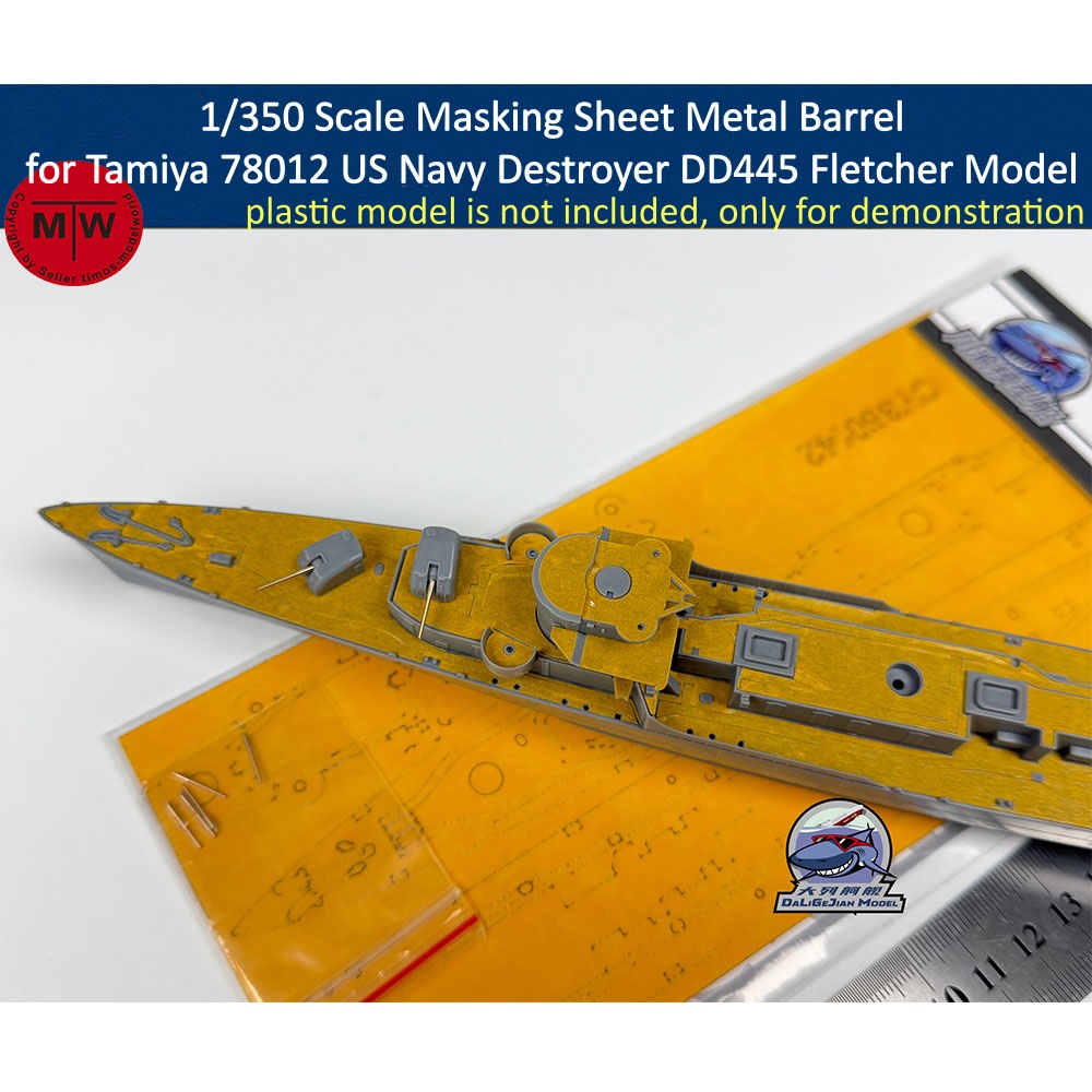 Tambor de metal com escala 1/3 - Model Kit Destroyer avaliação e preço