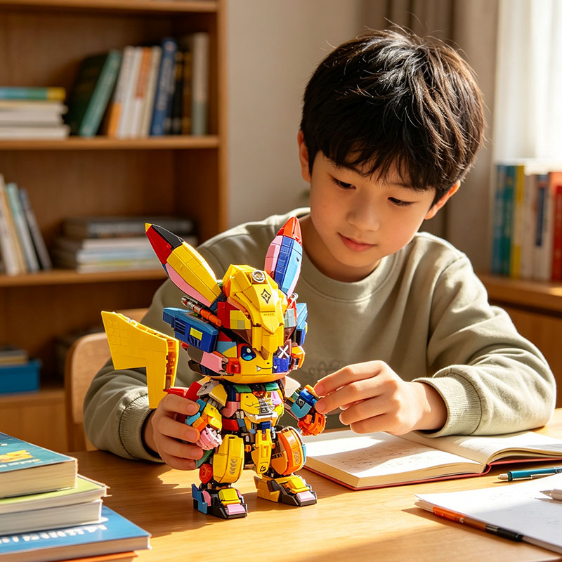 Conjunto de Blocos de Montar d - Model Kit Mecha Girl avaliação e preço
