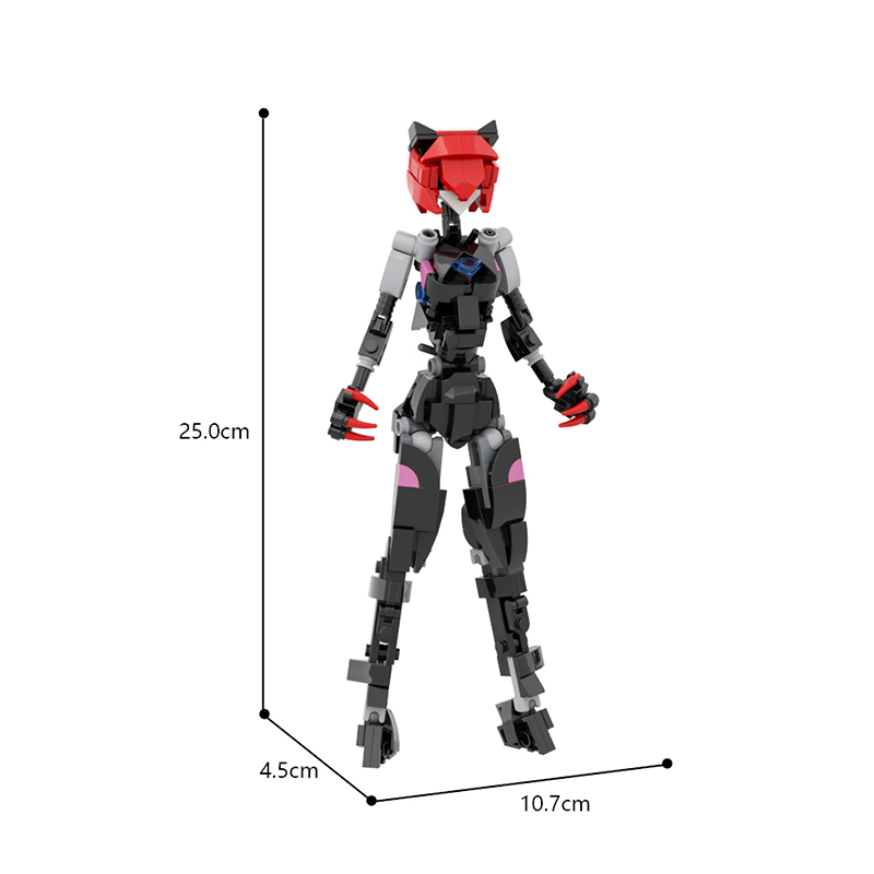 Brinquedo de Blocos de Montar  - Model Kit Mecha Girl avaliação e preço