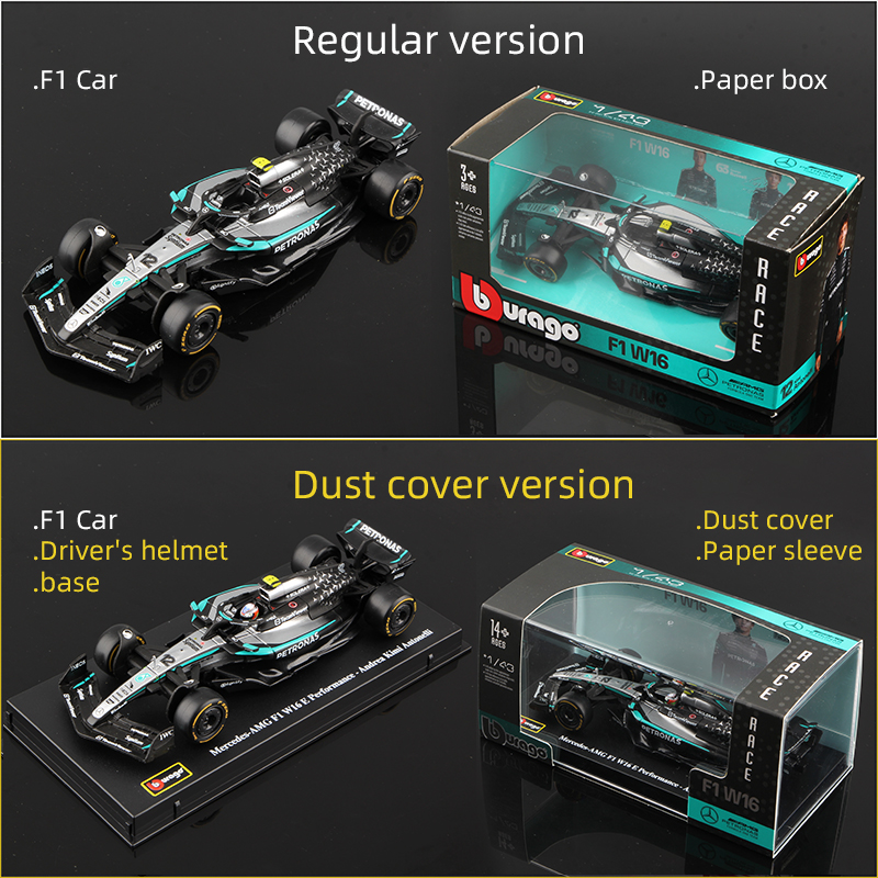 Bburago 1:43 Mercedes 2025 W16 - Model Kit Formula 1 avaliação e preço